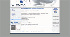 Desktop Screenshot of ctronix.de