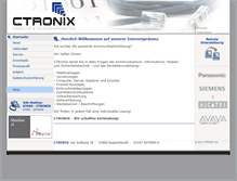 Tablet Screenshot of ctronix.de